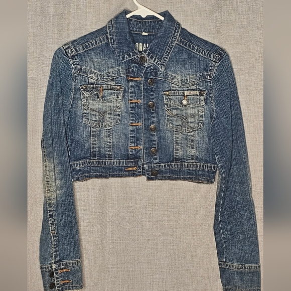 Hydraulic Jackets & Coats Hydraulic Brand Faded Cropped Jean Jacket Poshmark